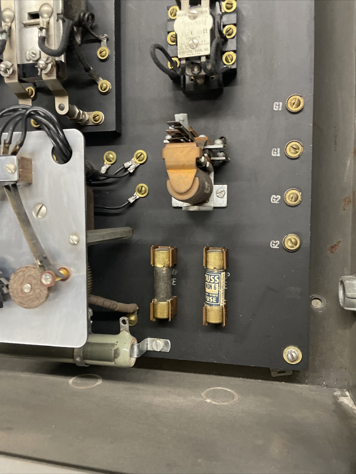 Vintage Retro Fire Alarm Signal Panel 4201-2 IBM Slate Back CLEAN! VERY RARE!