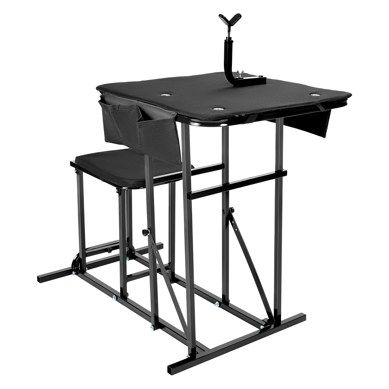 Portable Shooting Bench Seat Adjustable Table Hunting Gun Rest Outdoor