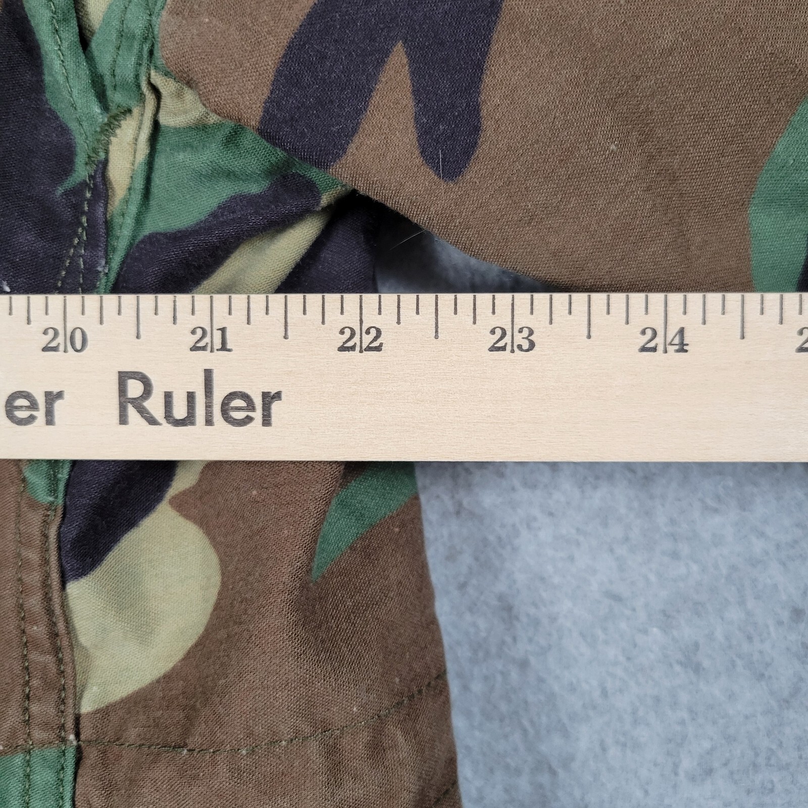 US Army M65 Field Jacket Coat Mens Medium Extra Short Woodland Camo 90s USGI