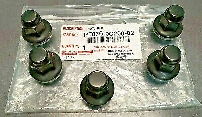 🔥 Toyota Land Cruiser Sequoia Tundra Black Lug Nuts Set of 20 PT076-0C200-02 🔥