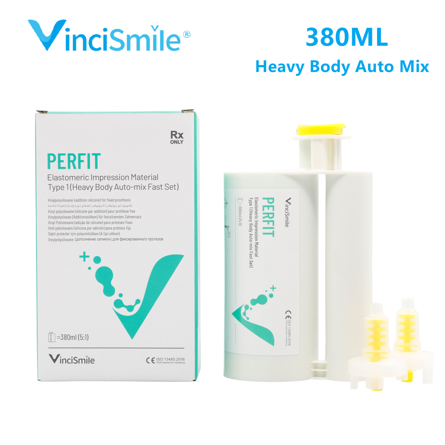 VPS Dental Impression Material Putty Heavy/Regular/Light Body-Fast/Normal Set