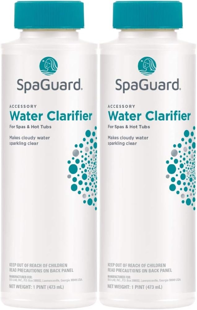 SpaGuard Water Clarifier 1 Pint 2-Pack for Spas & Hot Tubs