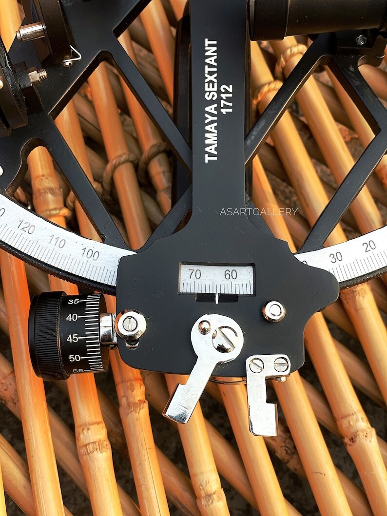 Nautical Style Tamaya Working Sextant I 9" Vintage Navigational Marine With Box