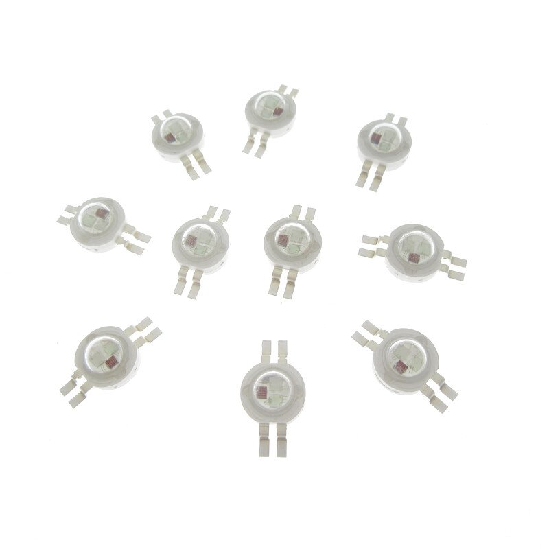 3W-18W RGB RGBW RGBWW RGBWY RGBWYV High Power LED Chip 4/ 6 / 8 /10/12 pin bead