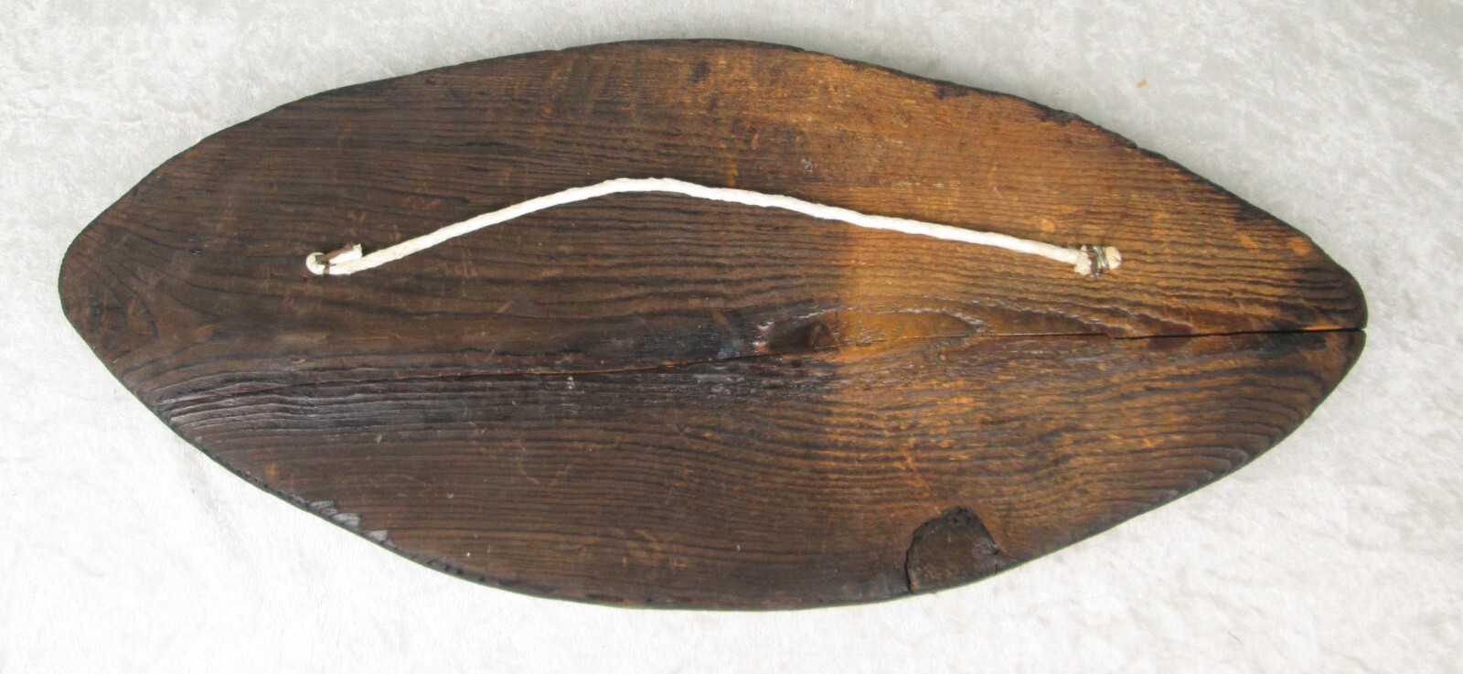 Tlingit Haida Sea Monster Painted Leather on Board 19 inch Long 8-1/2 Tall