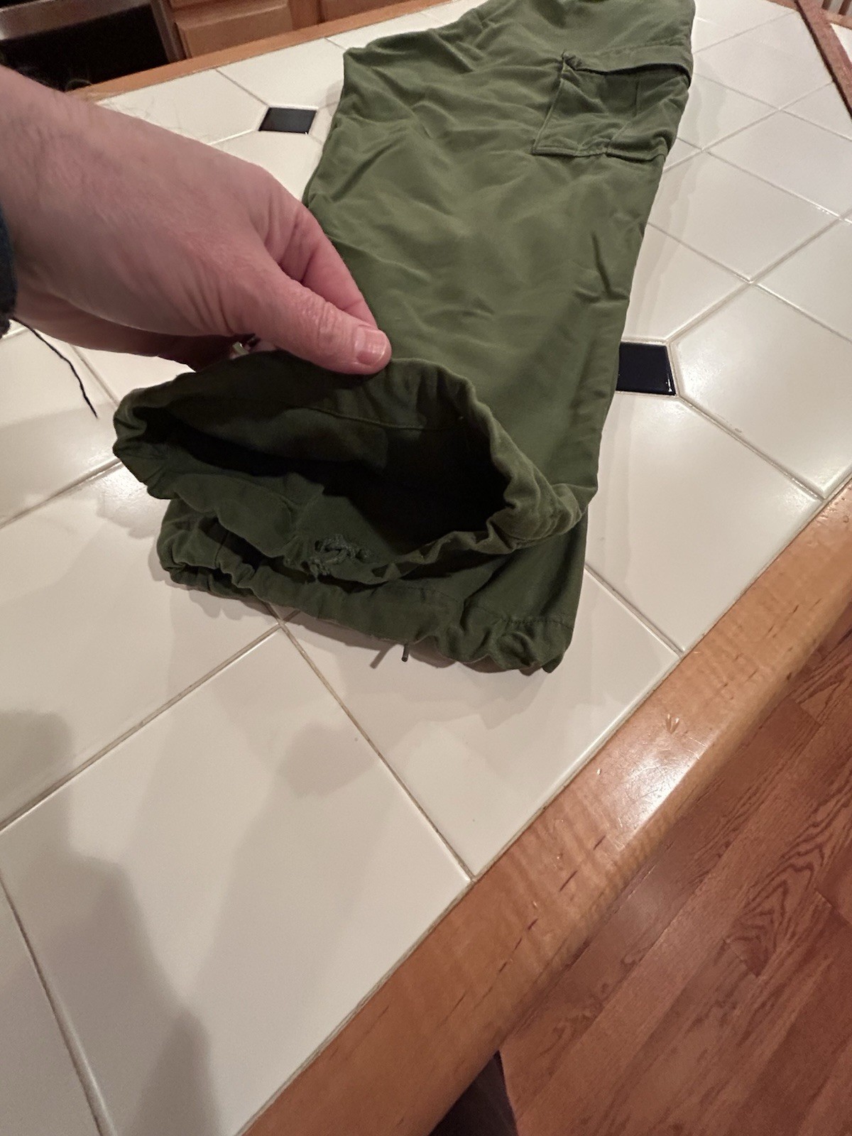 VTG NOS M51 Field Shell Trousers M-1951 Army Military Pants Medium Regular 34x29