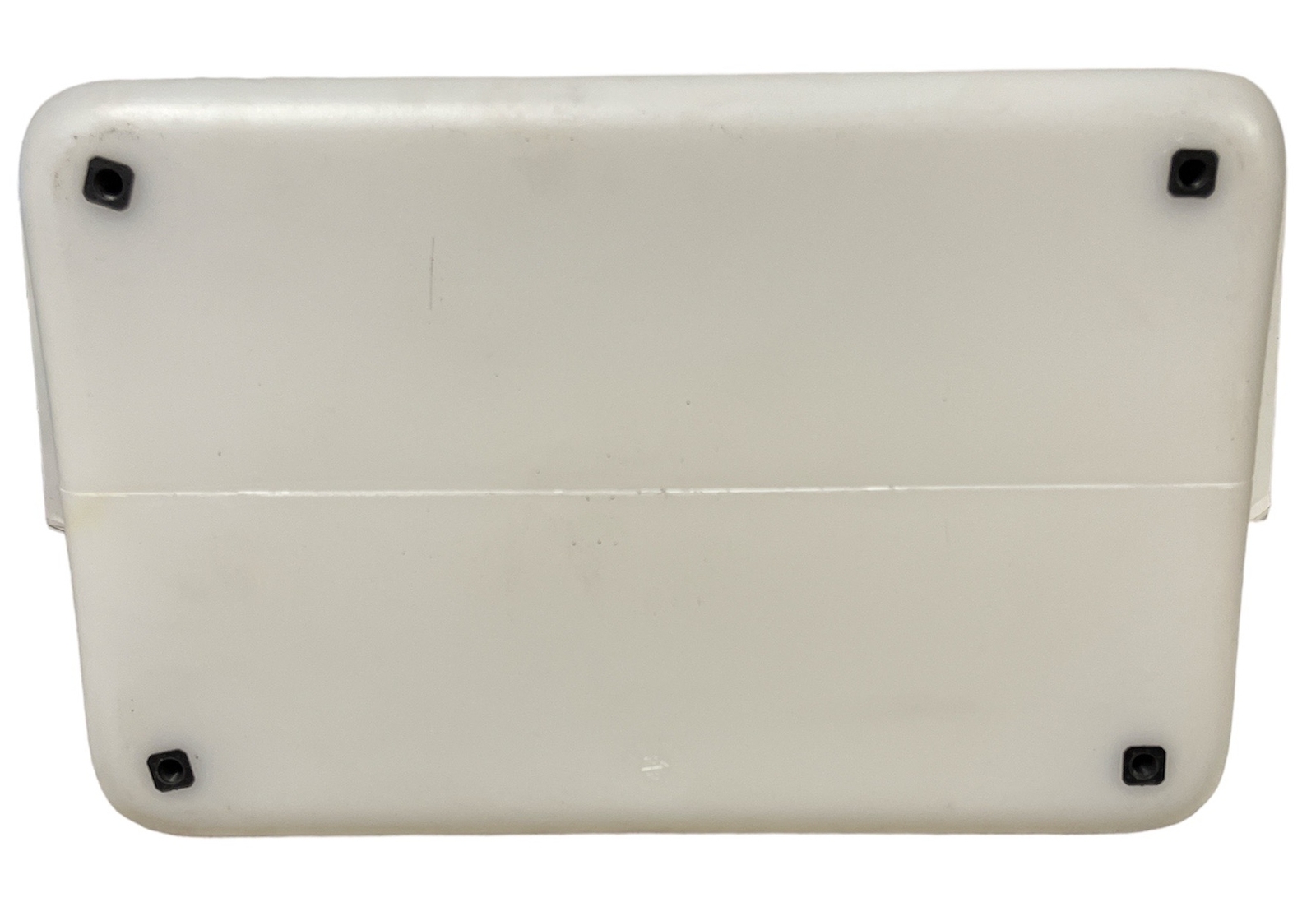 Ace Roto-Mold Blow Molded 7 Gal Rectangle Flat Bottom White Tank - SPBM0007-RT