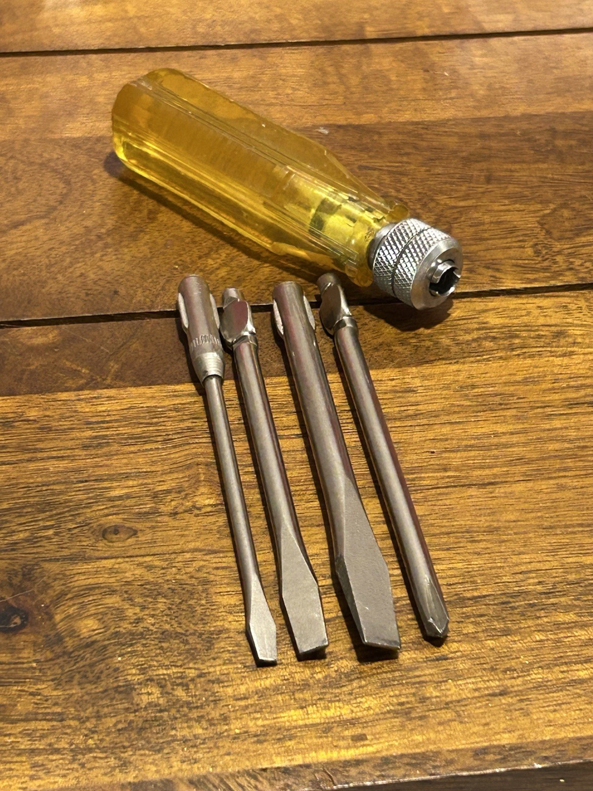 Vintage Oxwall 1/4” Tool Kit Ratchet Wrenches Sockets Multi-Bit Screwdriver USA