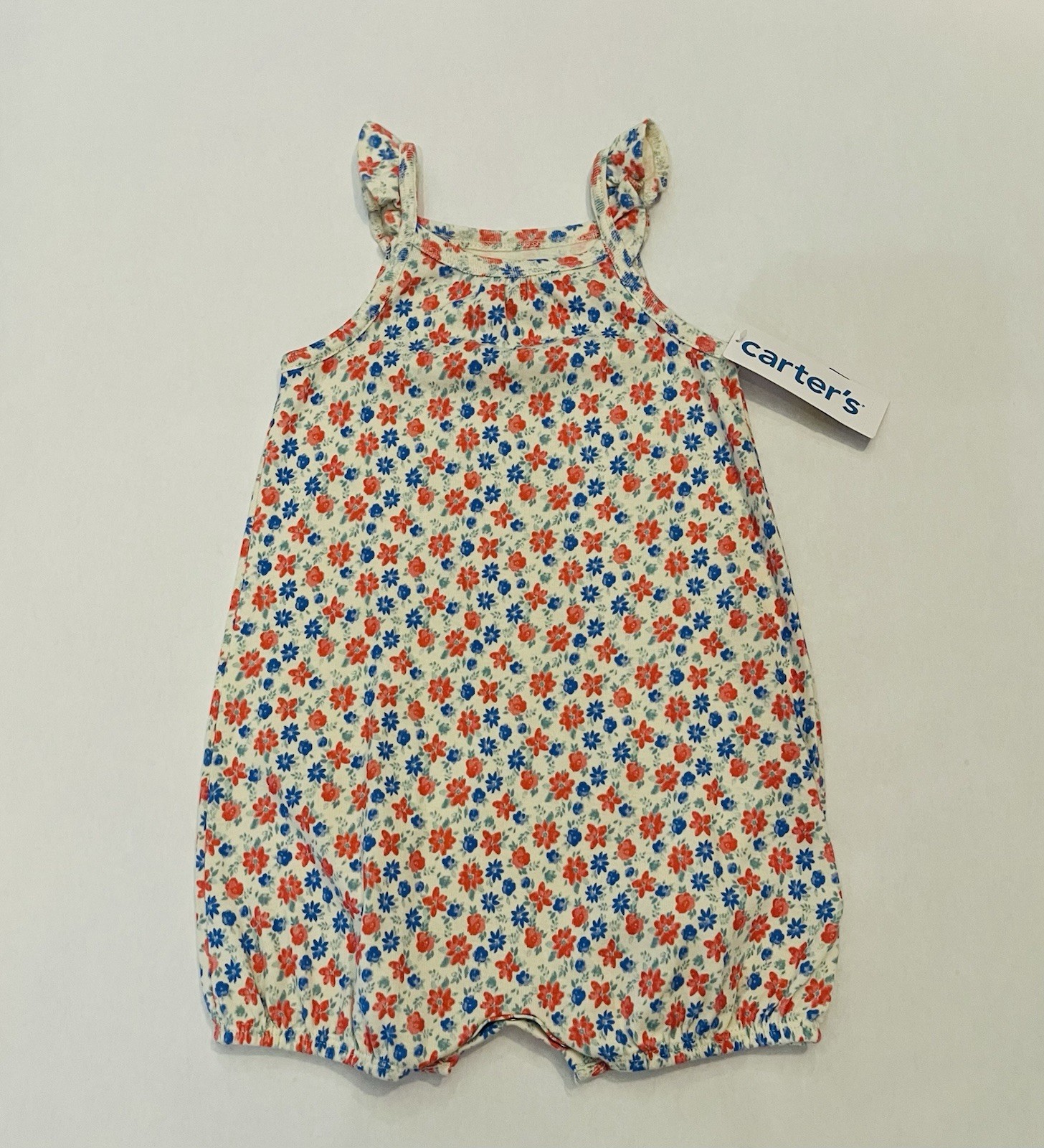 Carters Baby Girl Clothes 18 Months Romper Cute Floral Summer Outfit New