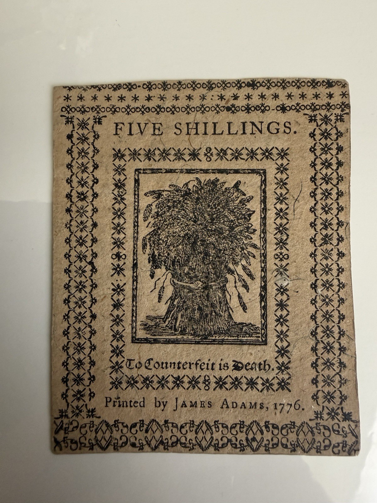 1776 Delaware Colonial Currency