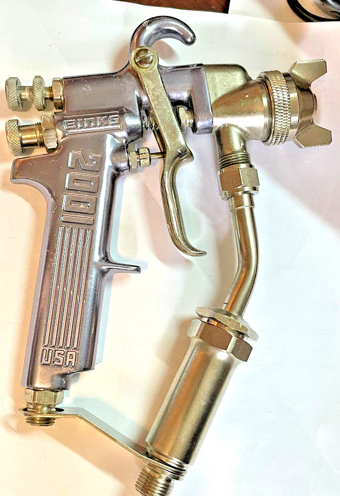 BINKS AIR SPRAY GUN MOUNTED FLUID FILTER INCLUDES  100 MESH  OEM ELEMENT