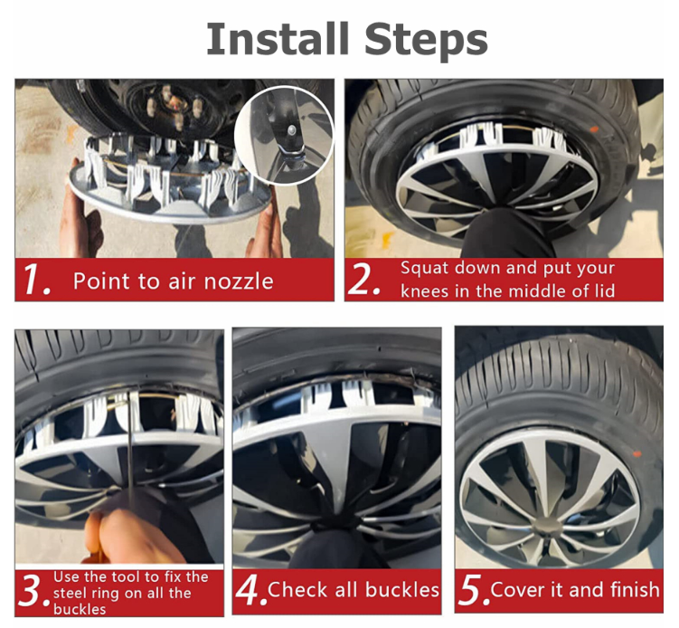 For Nissan Altima 2010-2020 Set of 4 16" Hubcaps Wheel Cover R16 Steel Wheel US