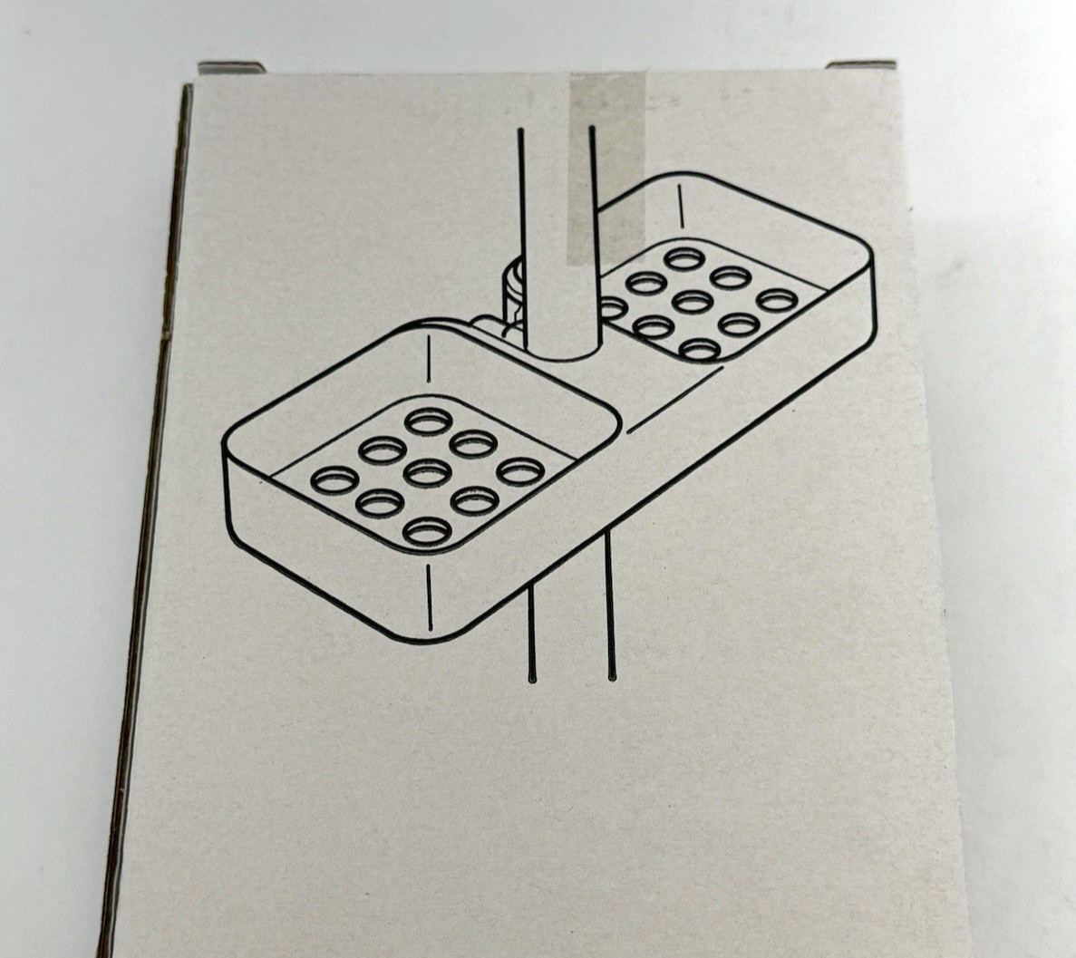 IKEA BROGRUND Chrome Plated Shower Shelf Caddy NEW