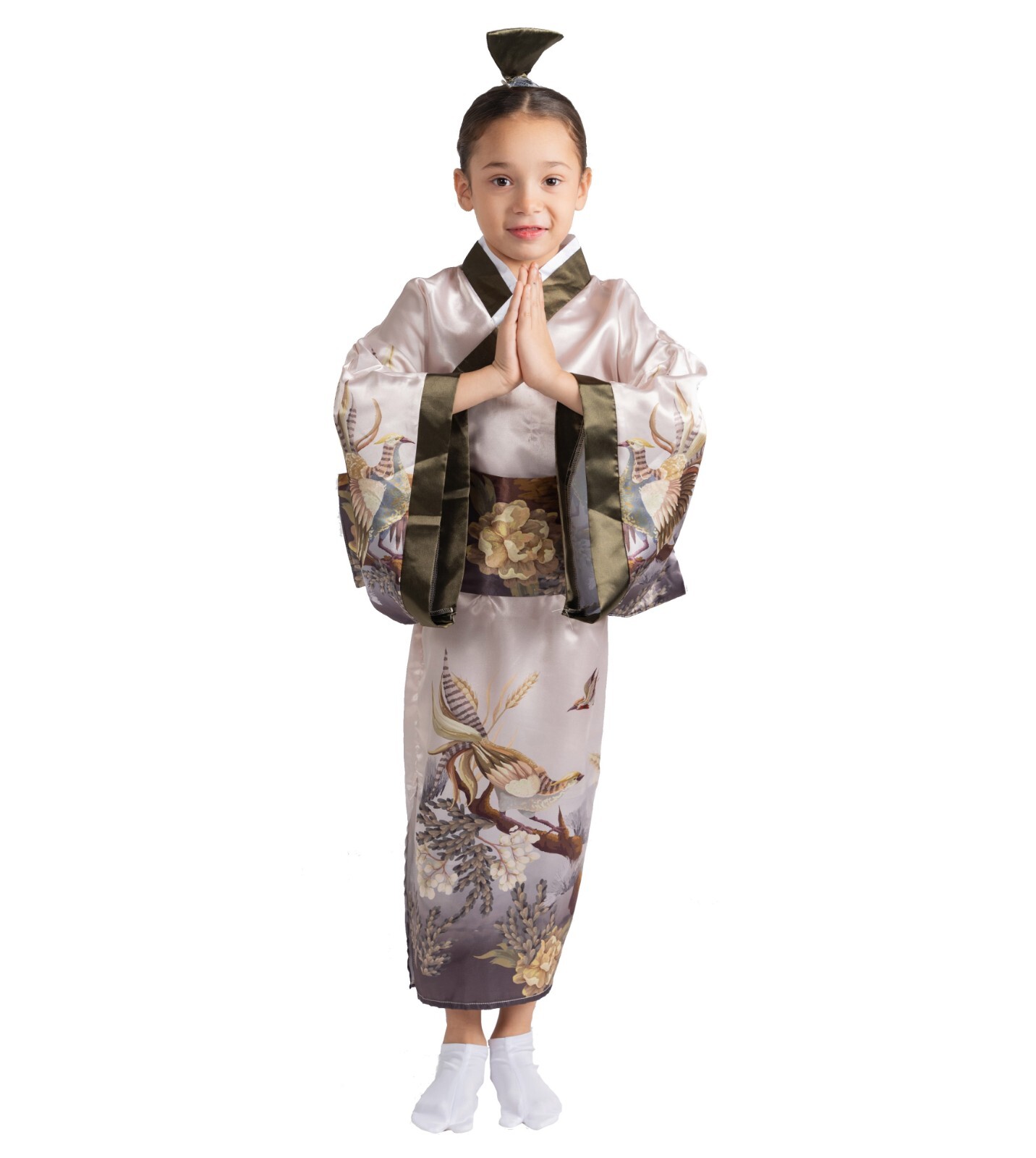 Dress Up America Japanese Kimono for Girls - Traditional Kimono Robe Costume Set