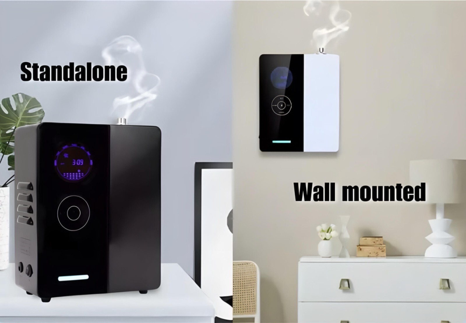 BLACK Davinci360 HVAC Ready Scent Diffuser 200mL / Aroma360 For 1950 Sqft Plus