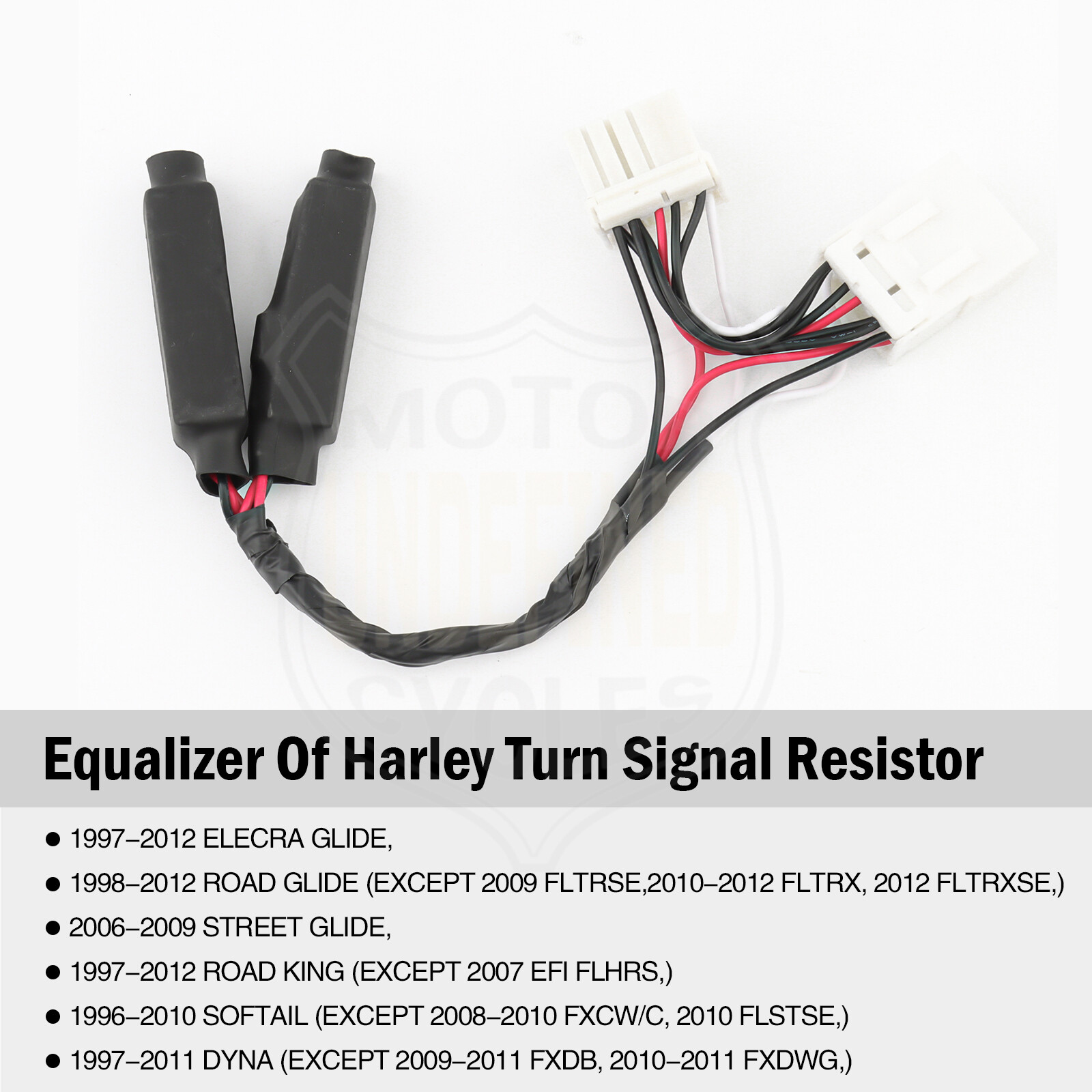 LED Equalizer Load Blinker Turn Signal Light Resistor Plug in Flasher For Harley