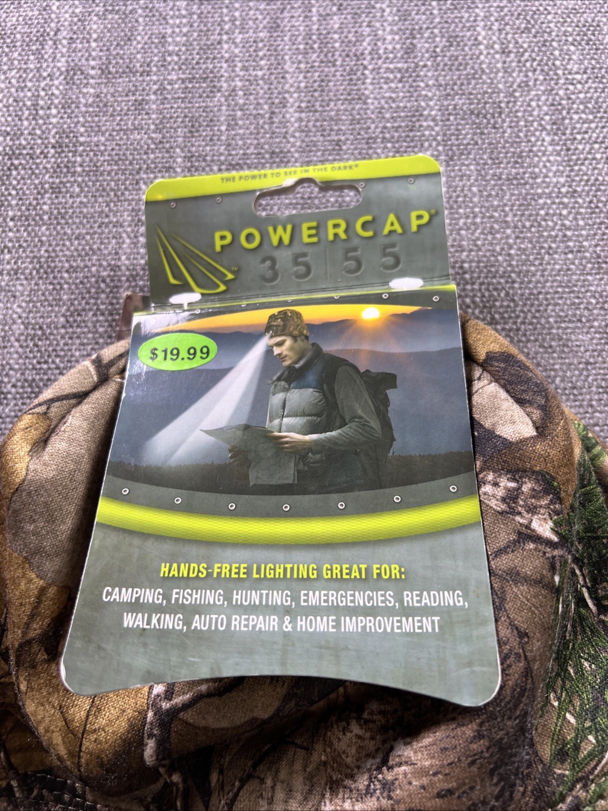 Panther Vision PowerCap Beanie #3555 Lighting Cap Headlamp Hands Free RealTree