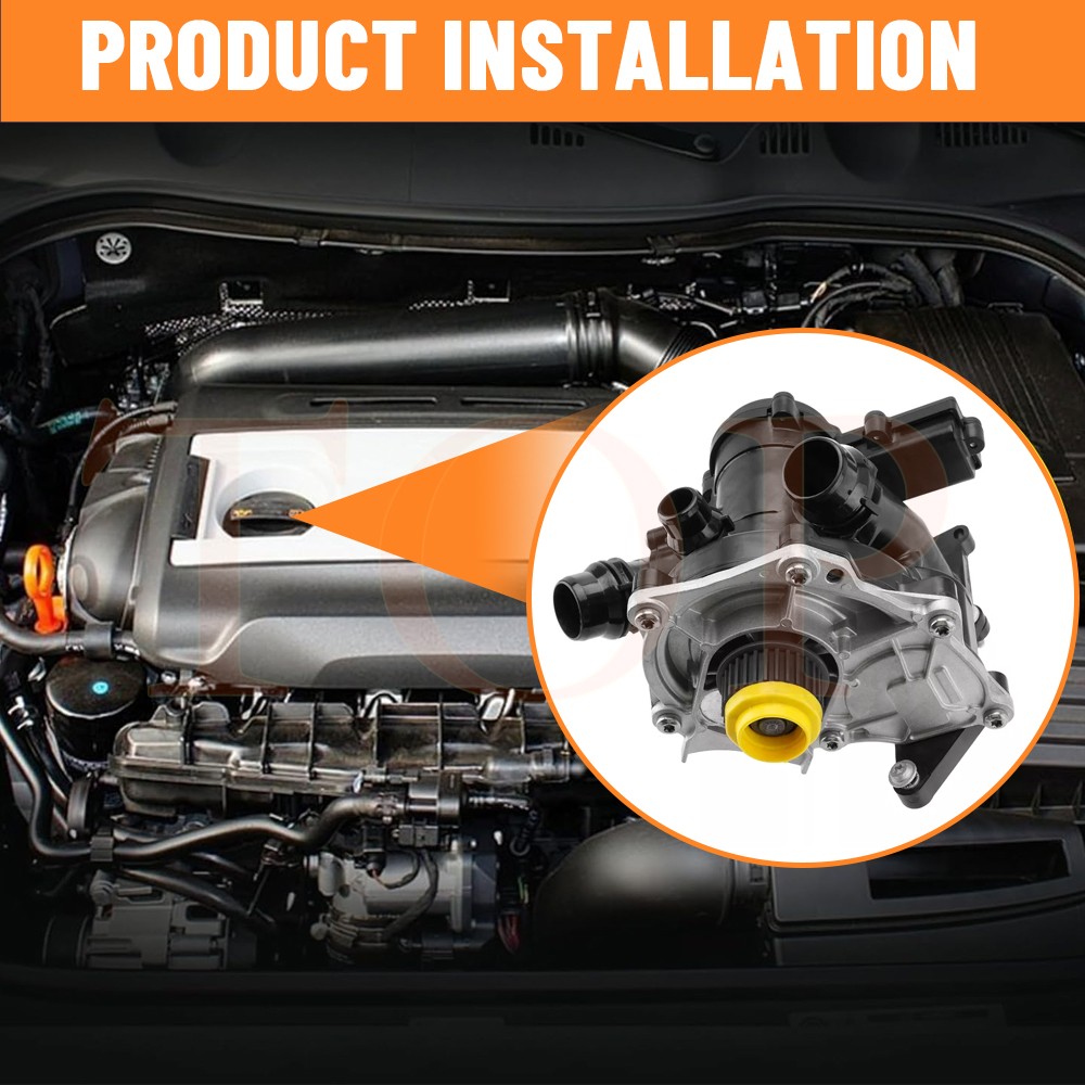 Engine Water Pump 06L121111H For A4 A3 TT VW Tiguan Jetta Golf GTI Beetle 2.0T