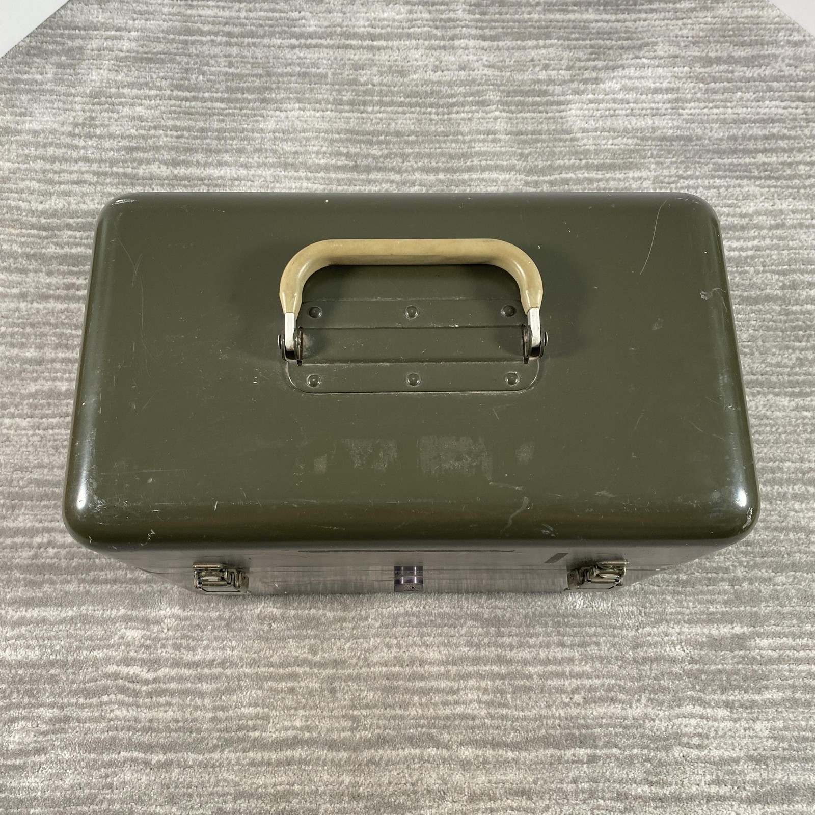 Vintage Zero Manufacturing Military Pressure Equalizer Transit Case 1974 OD