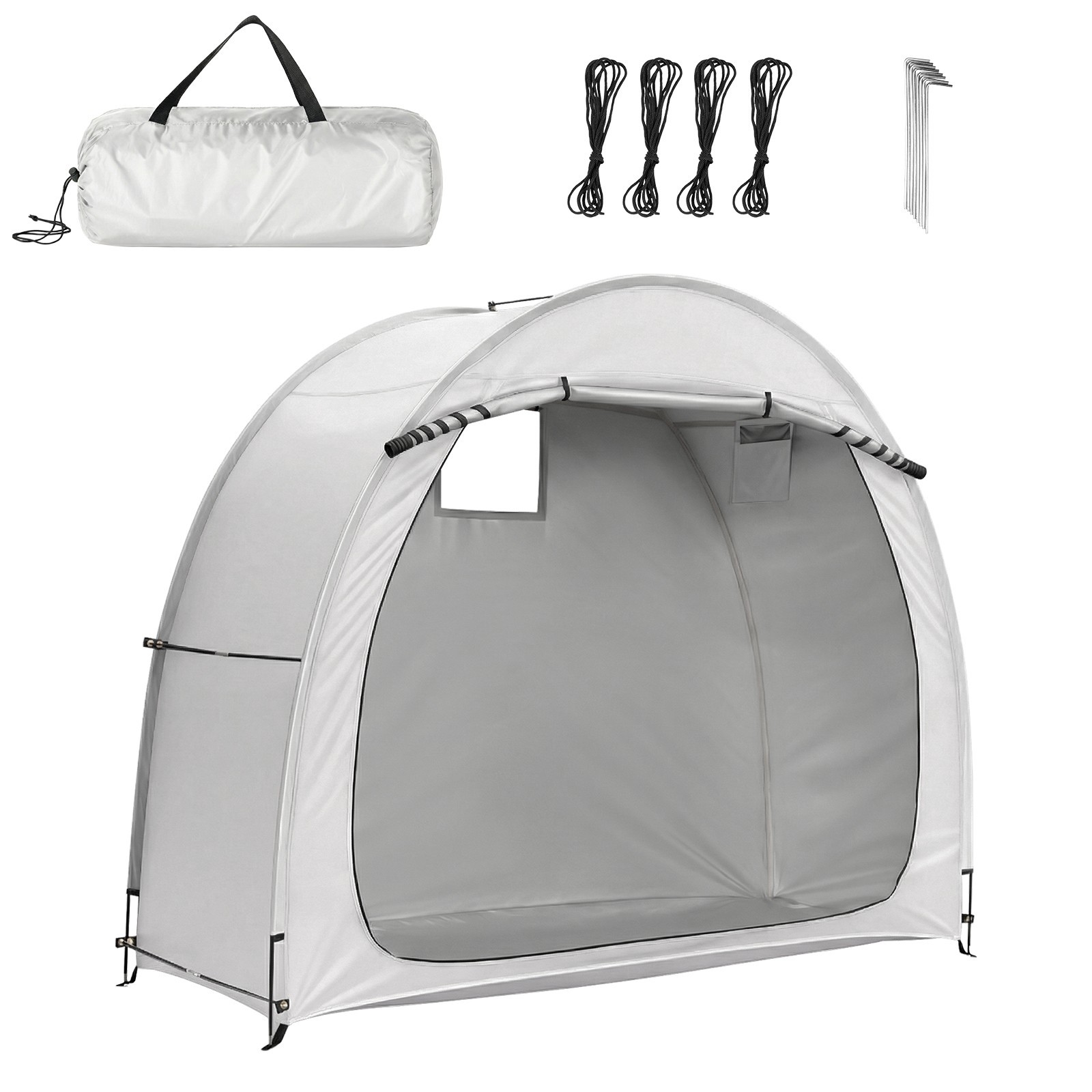 Storage Tent Shed Outdoor Waterproof Bicycle Covers Shelter for Bikes Lawn Mower