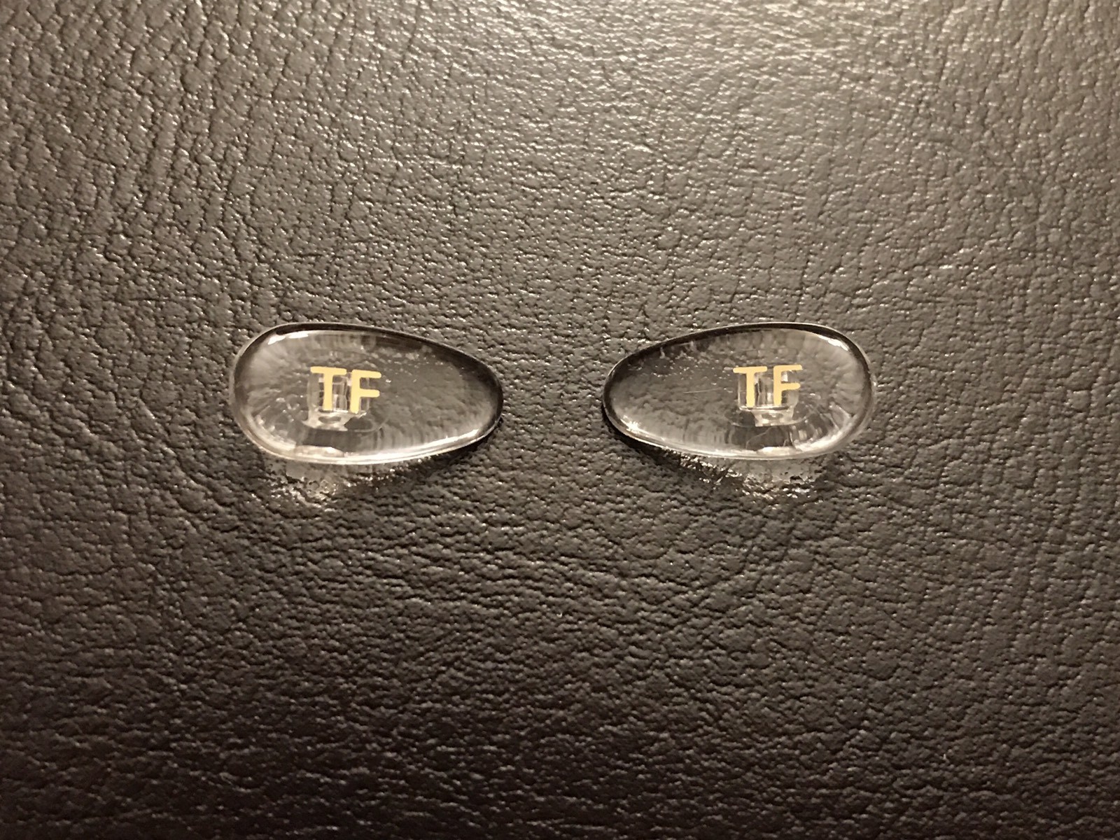 High Quality Replacement Snap-In Nose Pads for Tom Ford Eyewear Gold 1 Pair NEW