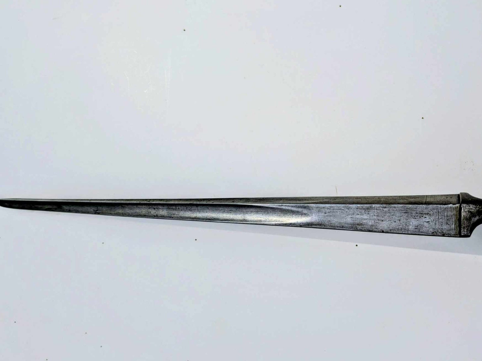 British Pattern 1842 Bayonet converted to Pattern 1851, probably Confederate