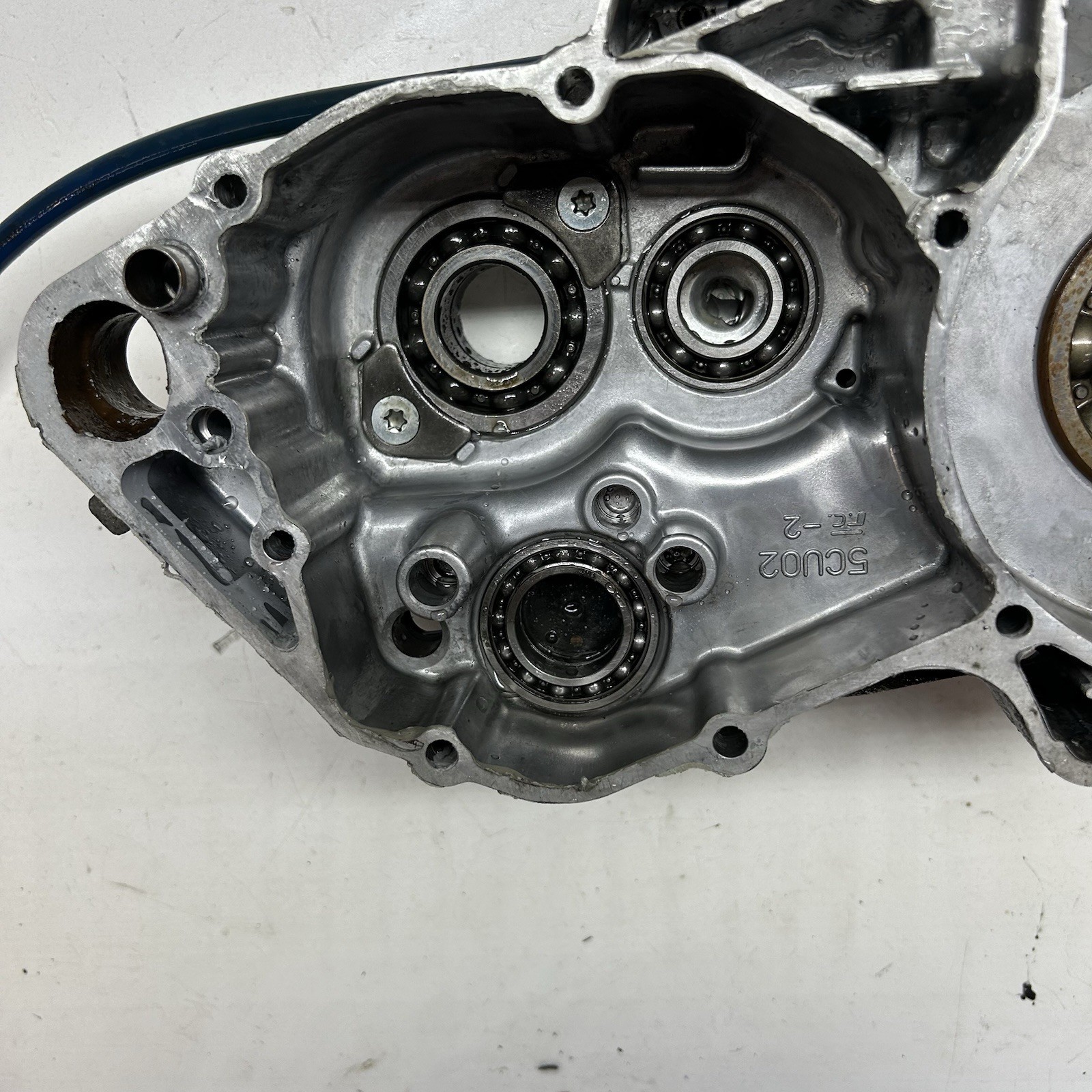 11 - 26 YAMAHA YZ 250 X 2 STROKE LEFT SIDE CRANK CASE BOTTOM END