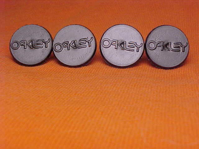 4 NOS Oakley BMX Vintage Bicycle Grip Crud Plugs