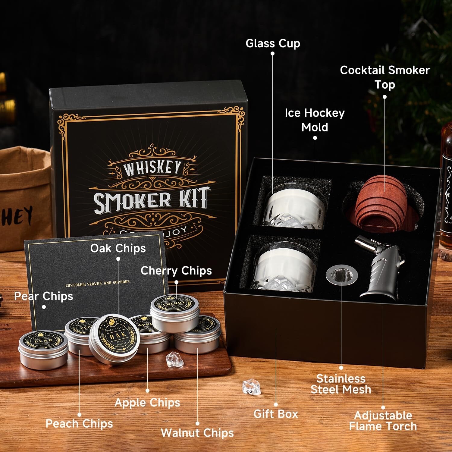 Whiskey Smoker Kit with Torc