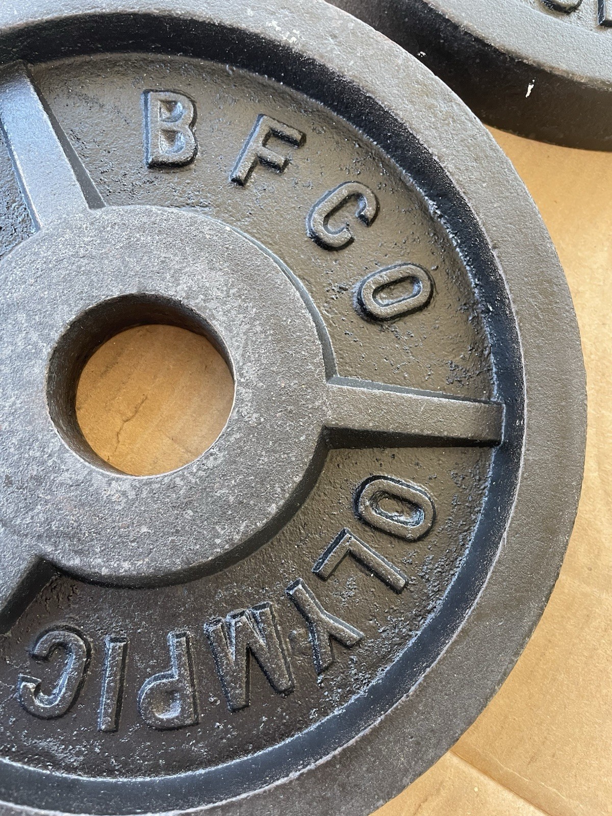 BFCO Vintage Olympic 2” 25 Lb Weight Plates 2x25Lb Total 50 Lbs