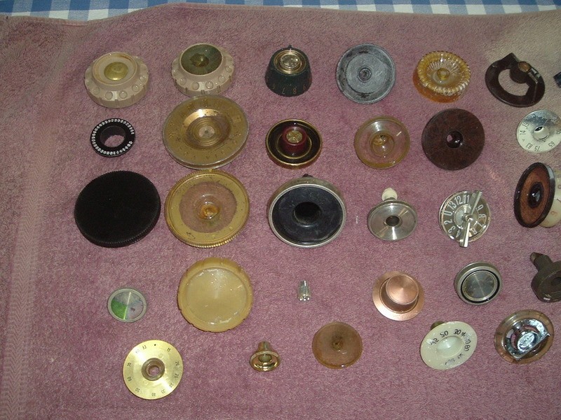 Over 50 Vintage Television TV Channel Knobs Dials Buttons Selectors 50s 60s 70s