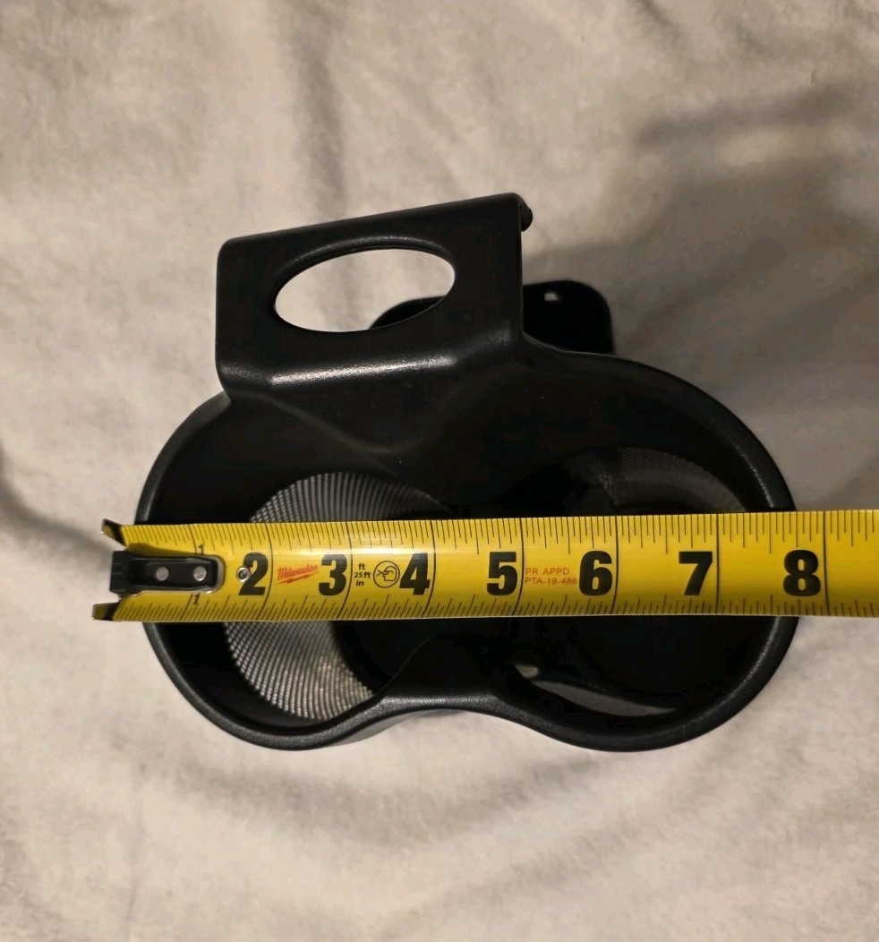 Polder Black Style Station Hot Tool Holder Bathroom Organizer