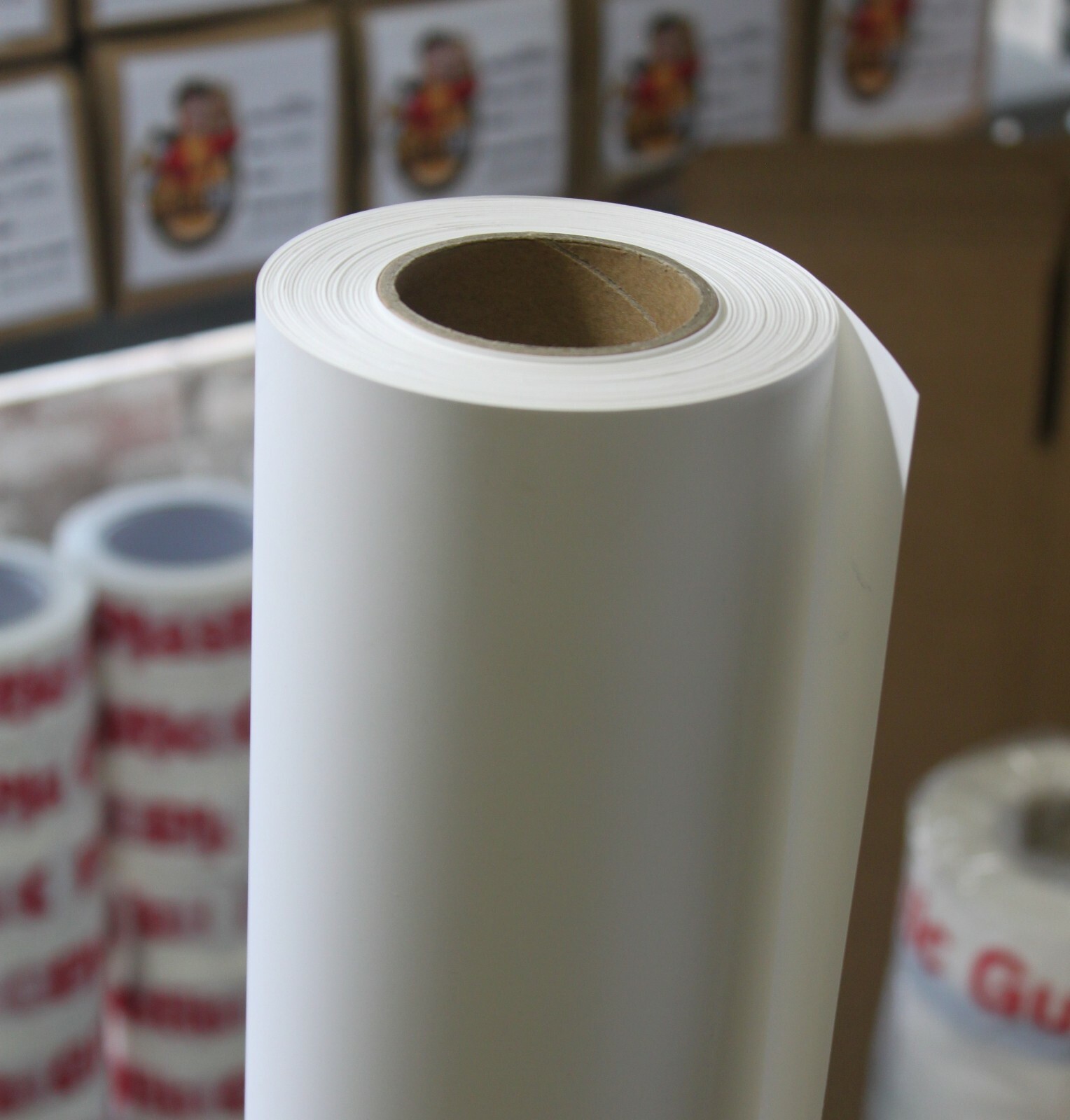 White Polypro Tear-Resistant Banner Roll Film Inkjet 8mil (Pick Size & Finish)