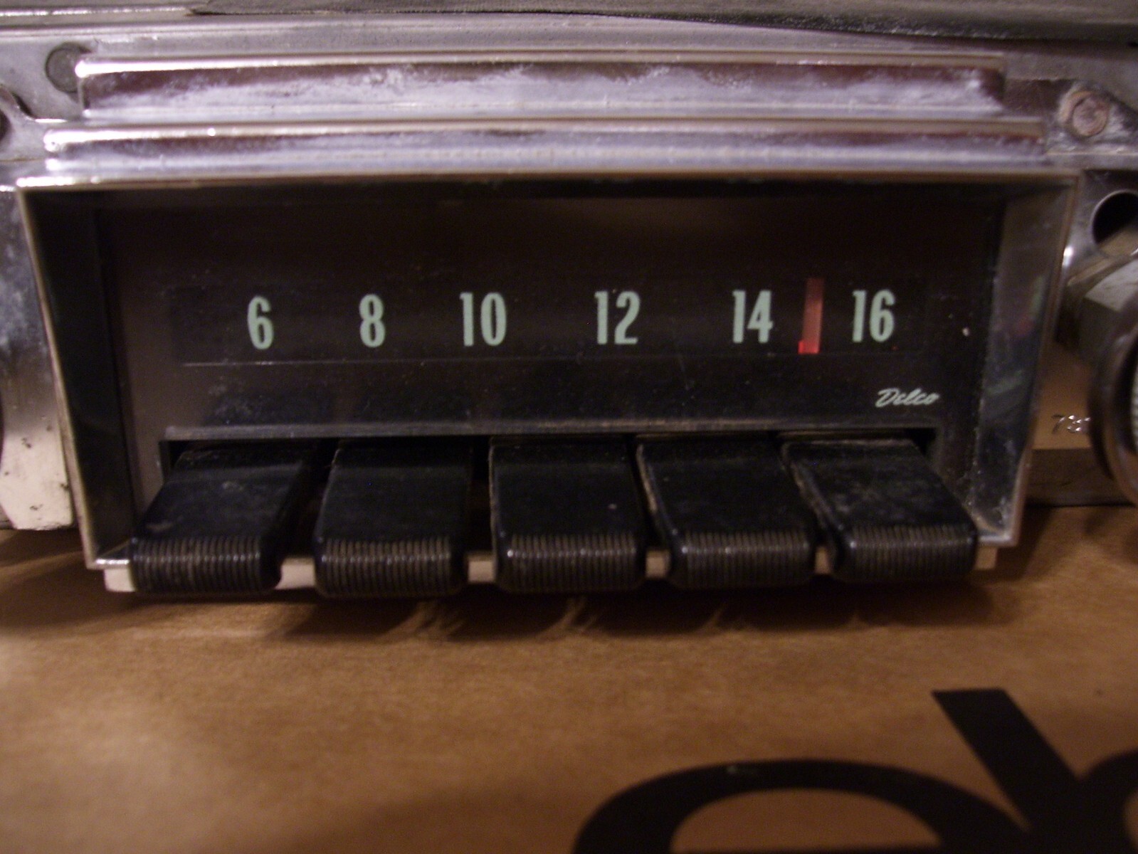 68 1968 Chevy Impala Belair radio & knobs Good Working & warranty