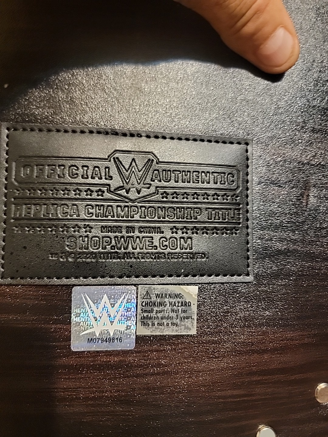 WWE OFFICIAL AUTHENTC REPLICA THE FIEND BRAY WYATT WORLD TITLE BELT