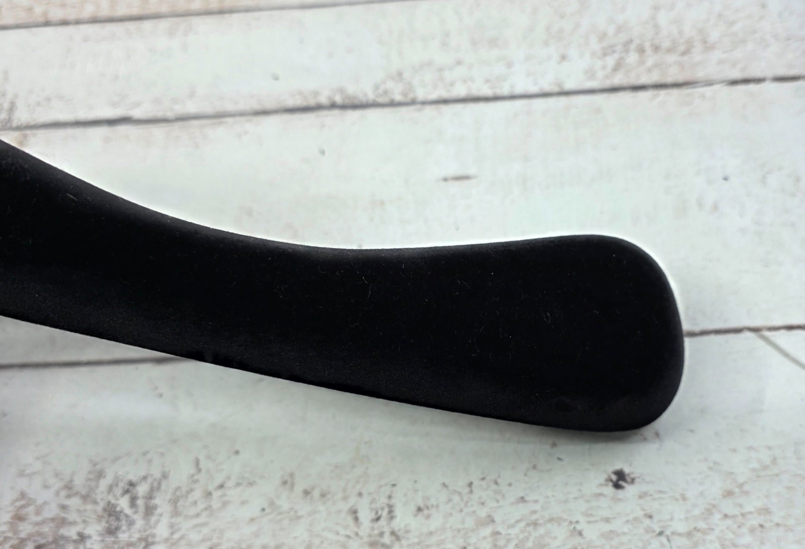 7X Authentic Chanel Black Velvet Hanger Gold CC Logo & Hook Coat Jacket Non Slip