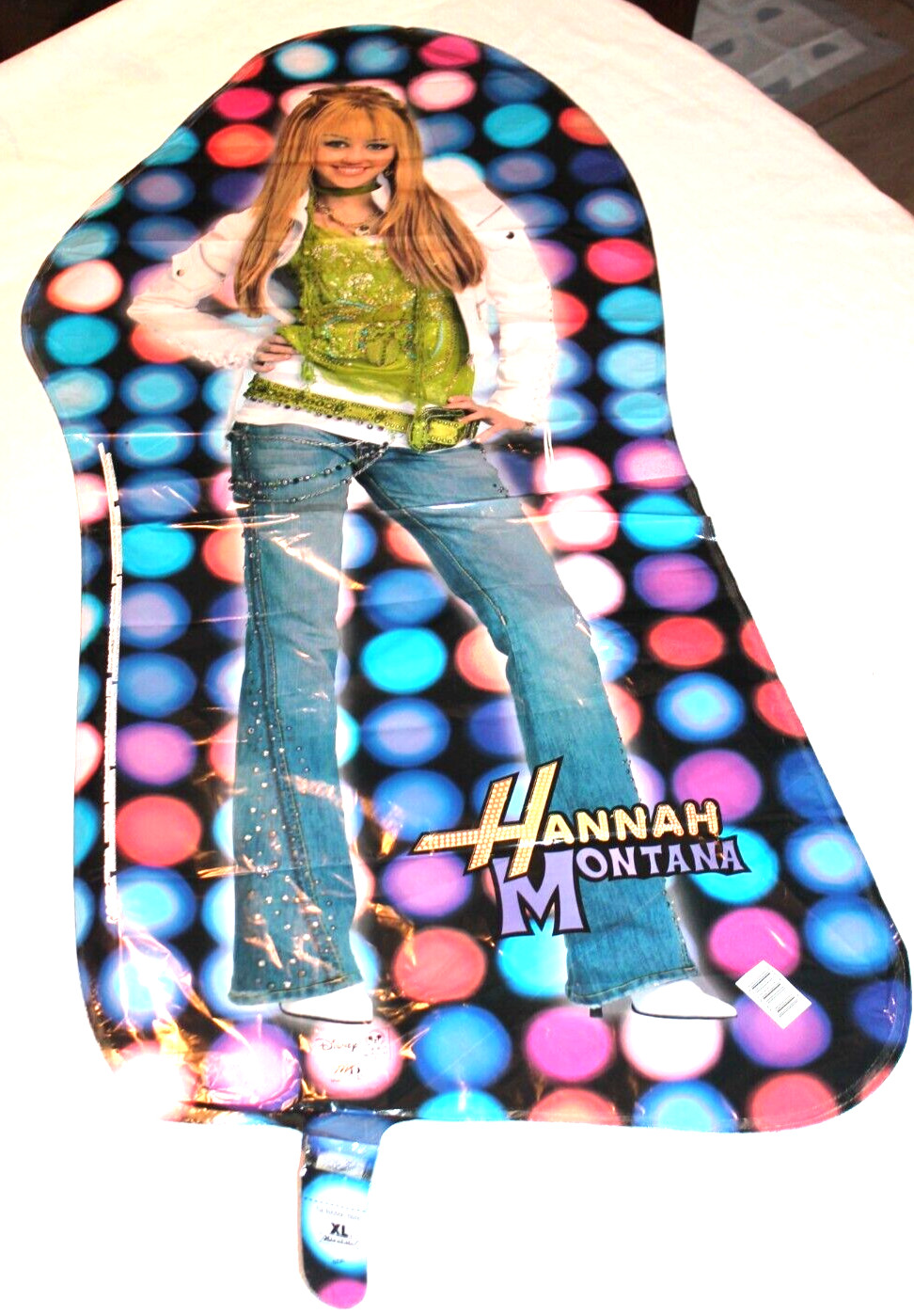 NEW DISNEY 2 SIDED 35" HANNA MONTANA FULL BODY BALLOON PARTY SUPPLIES
