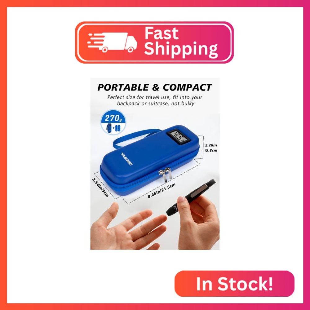 YOUSHARES Insulin Cooler Travel Case with Temperature Display - Refrigerated Med