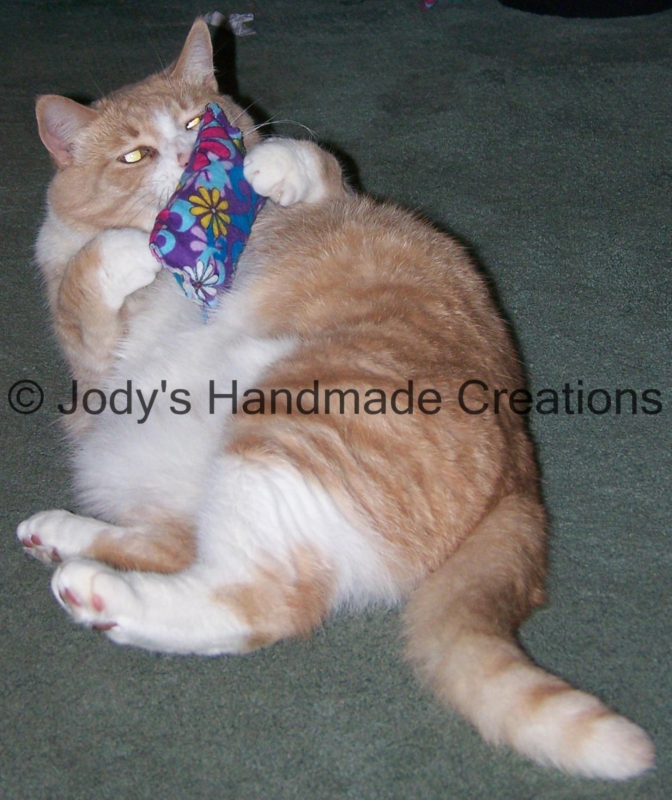 4 Handmade Catnip Pillow Toys ( CATS LOVE THEM!!!!!!!!) Over 1700+ Sets Sold!!!