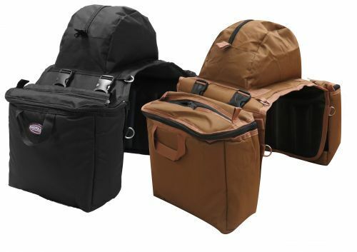 Showman Heavy Nylon Saddle Bag w/ Insulated & Detachable Side Cooler