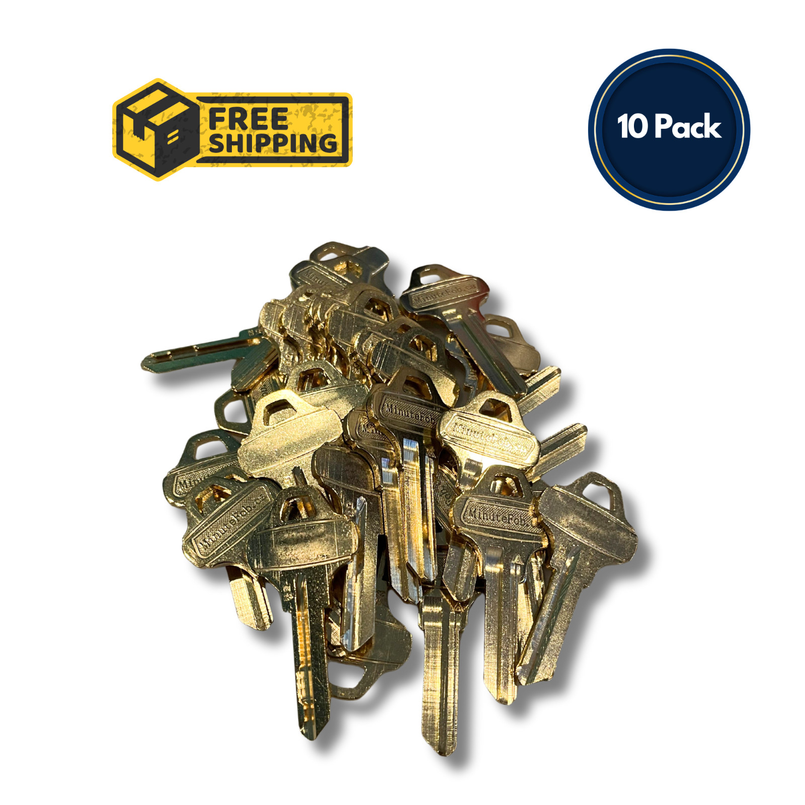 FREE SHIPPING - C123 Key Blanks (10 Pack) Compatible with C123 SCHLAGE Keys