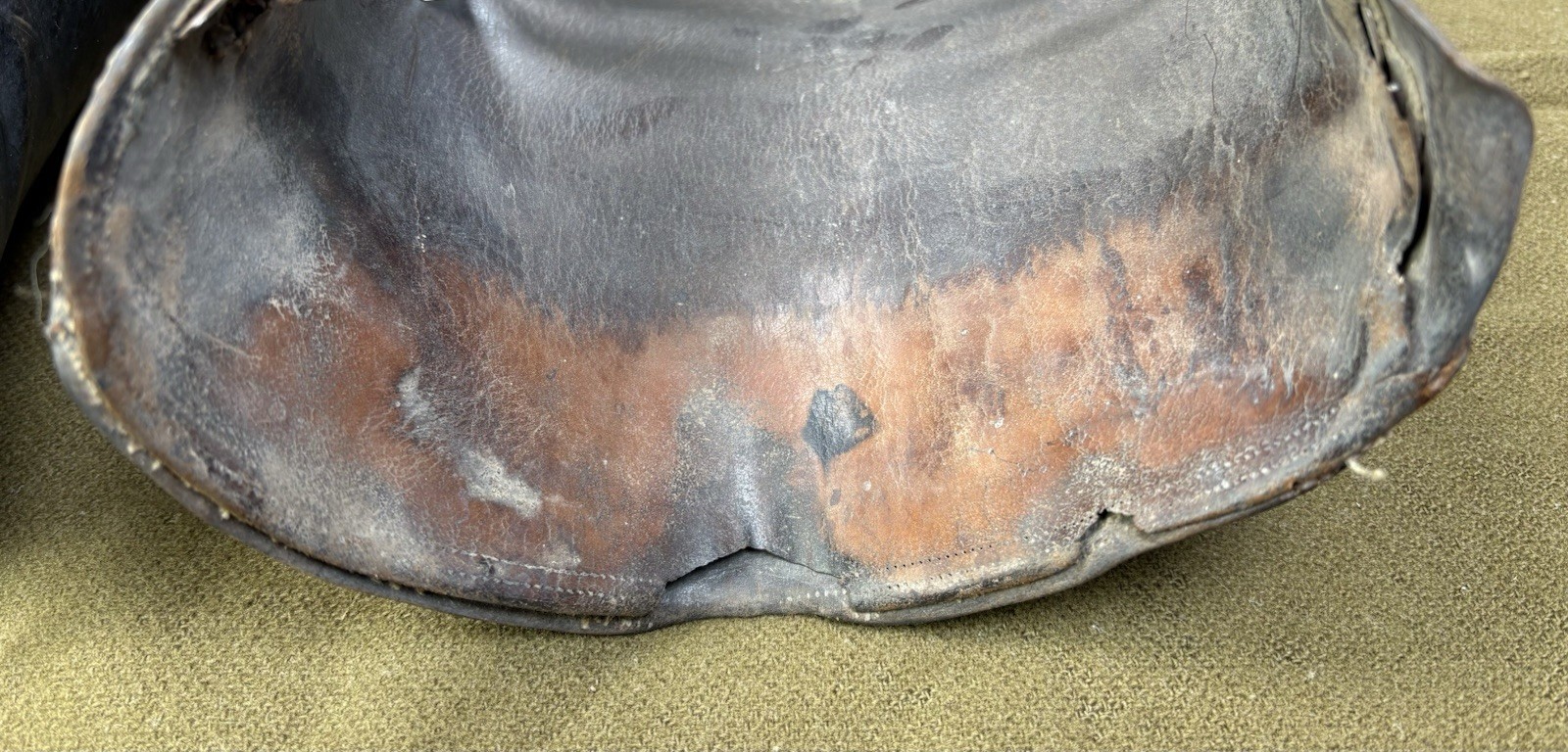 WWI Era Leather Riding Leggings Gaiters – Nettleton Syracuse NY Officer