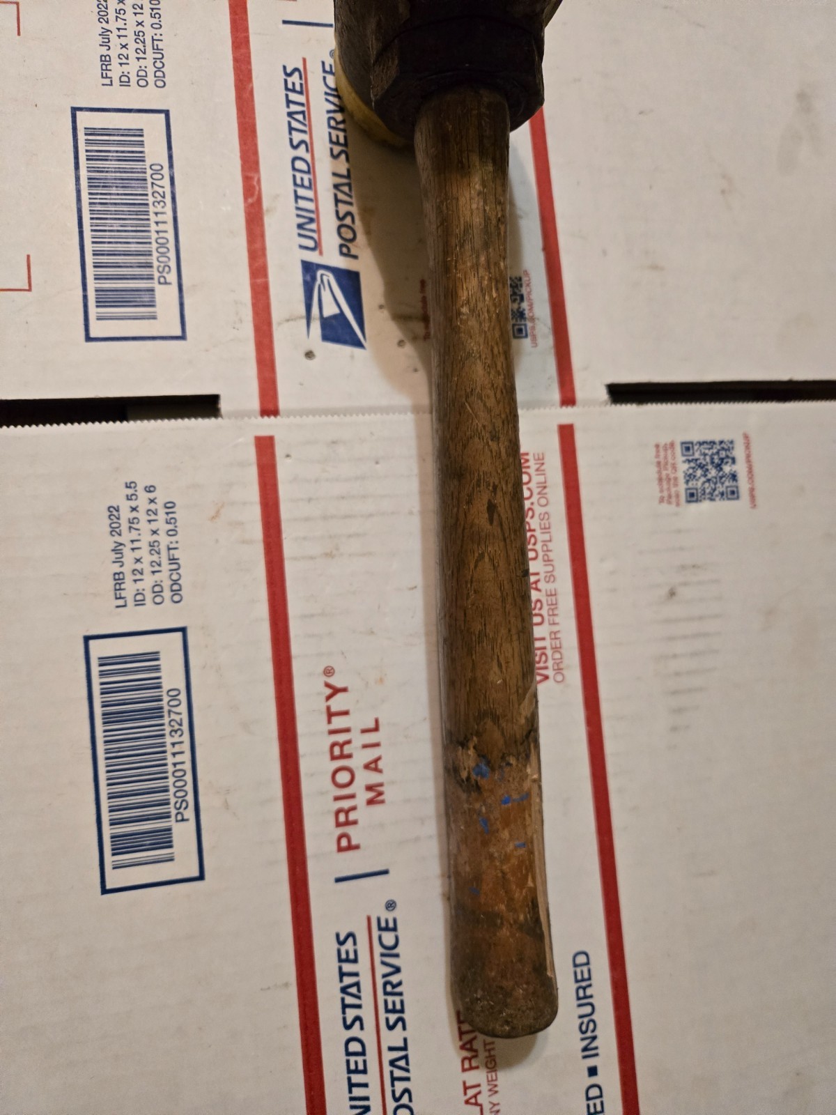 Garland No. 4 Split Head Rawhide Mallet Hammer