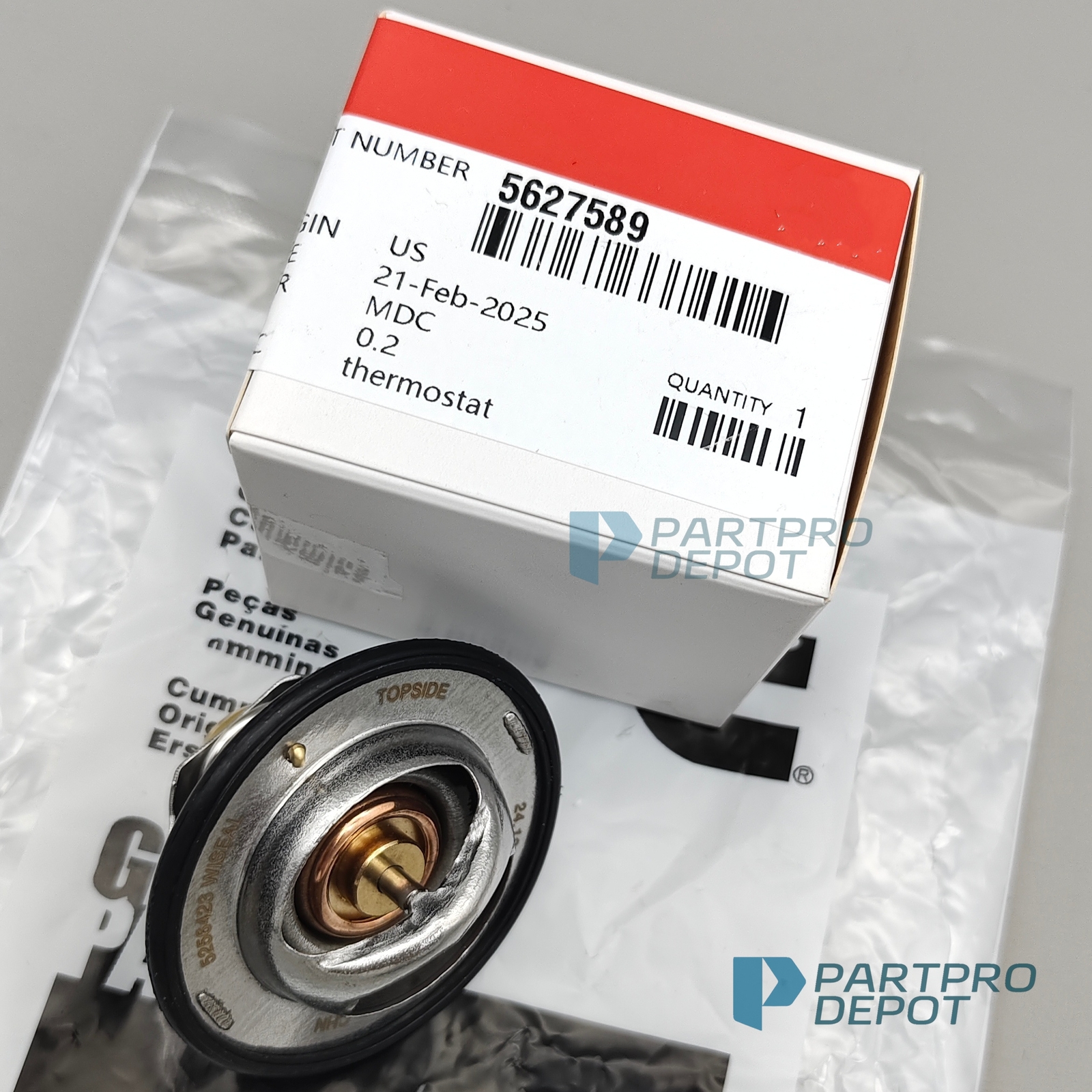 New Thermostat Fits For Cummins Engine P/N 5627589