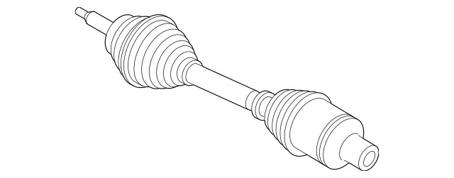 Ford OEM F-150 Raptor Drive Axle Shaft Assembly Front Right TX-802 2017-20