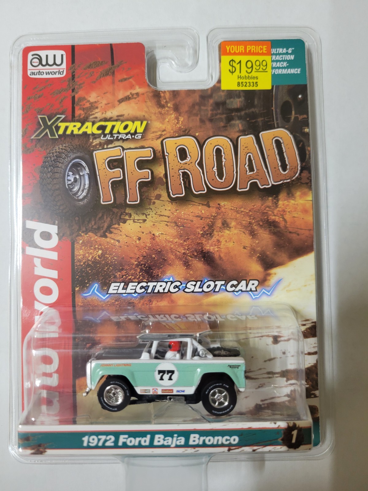 Auto World 1972 Ford Baja Bronco HO Scale Slot Car SC407