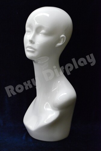 2PCS Female Mannequin Head Bust Wig Hat Jewelry Display #PS-TinaW X2