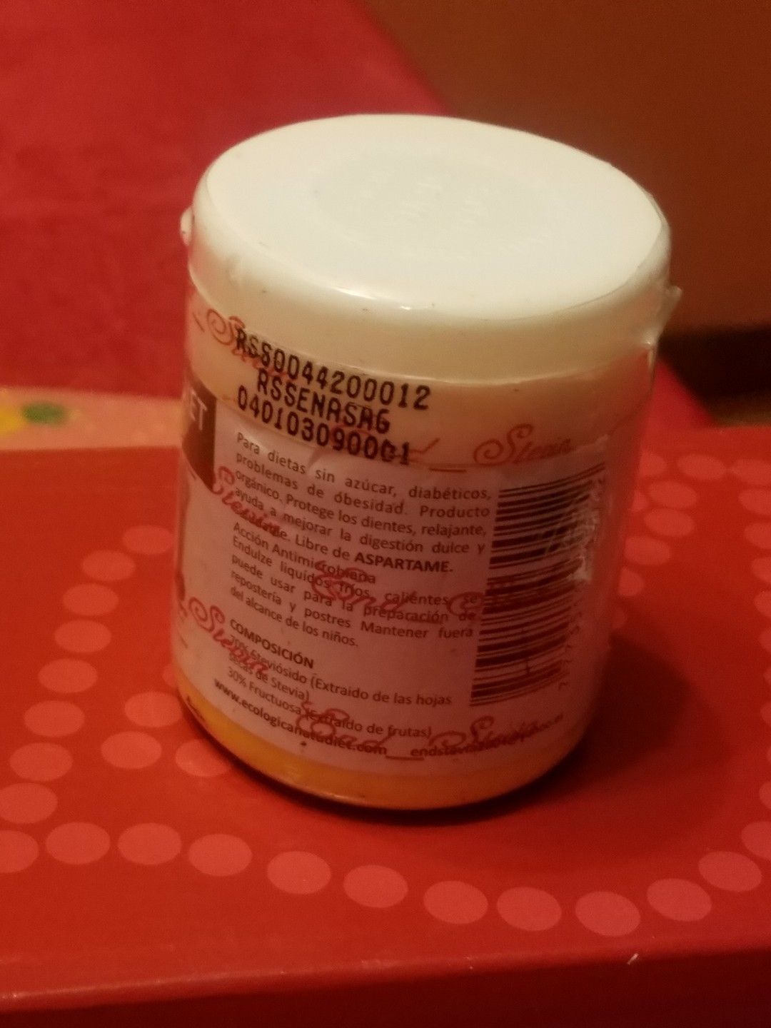 Ecologica_Natu_ Diet Stevia From Bolivia. 80grs.