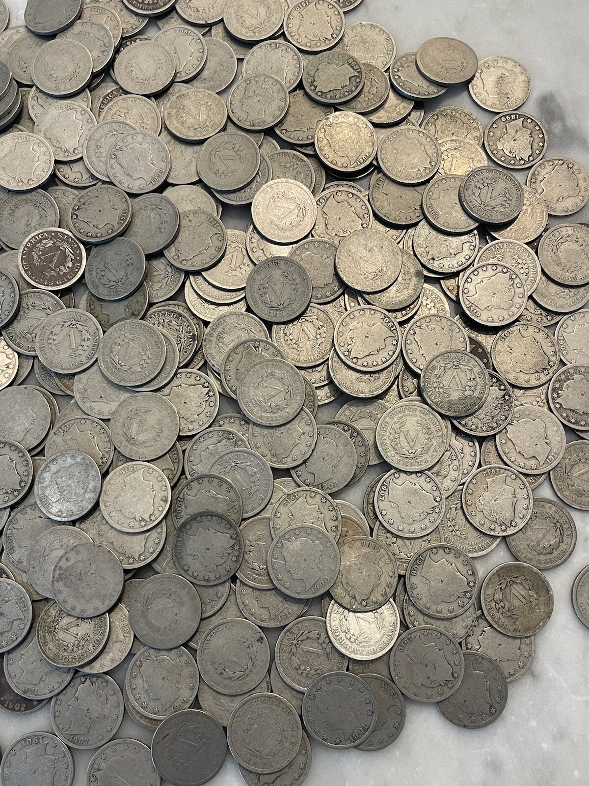 [Lot of 40] V Nickels Liberty Head - Full Readable Dates - Choose How Many Lots!