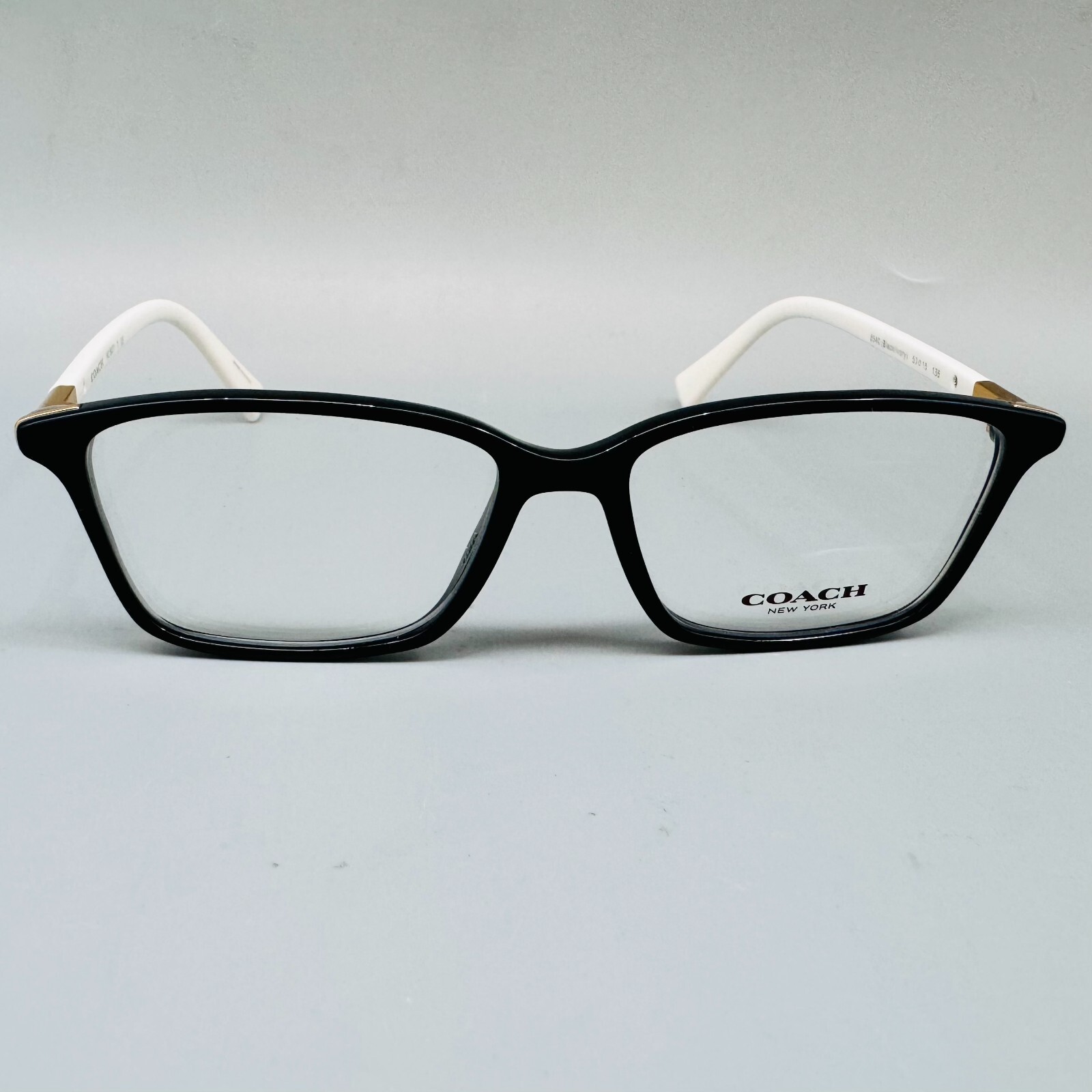 COACH HC 6077 / 5340 Eyeglasses 53-15-135mm - BLACK/IVORY 100% Original NO CASE!